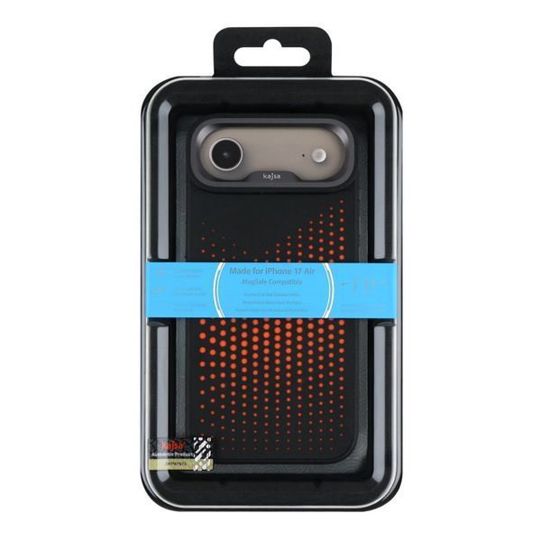 Чохол Kajsa Splendid Collection Circle with MagSafe для iPhone 17 Air Black O-Ring 2020000508953 фото