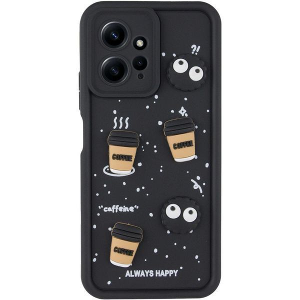 Чохол TPU Toys Case для Xiaomi Redmi Note 12 4G Black/Always Happy 777-03848 фото