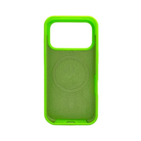 Чохол для смартфона Silicone Case Magnetic для Apple iPhone 17 Pro Max Shiny Green 666-04166 фото