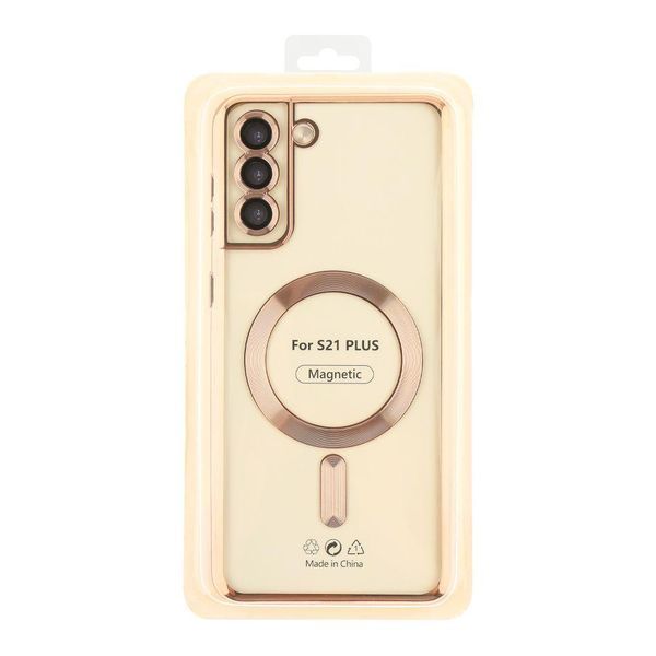 Чехол Wave TPU Metallic with Magsafe для Samsung Galaxy S21 Plus (G996) Rose Gold 555-00164 фото