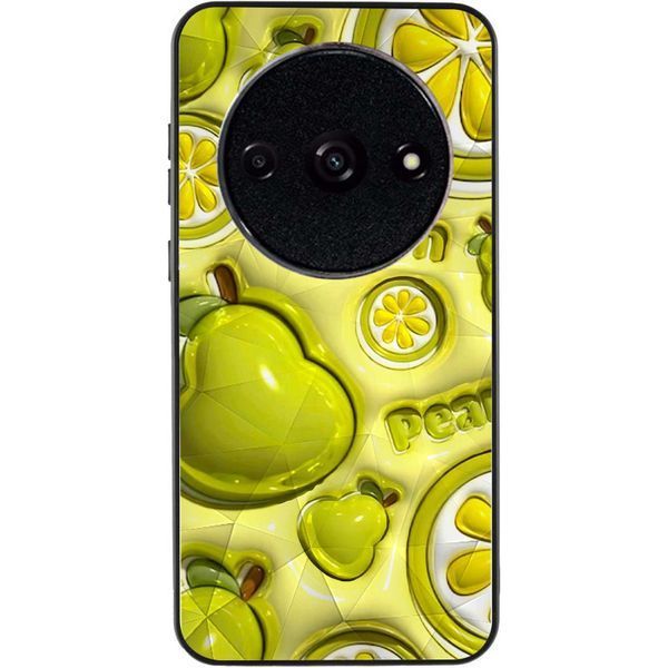 Чехол TPU+PC Prisma Fluffie для Xiaomi Redmi A3 / Poco C61 Lemon 777-03959 фото