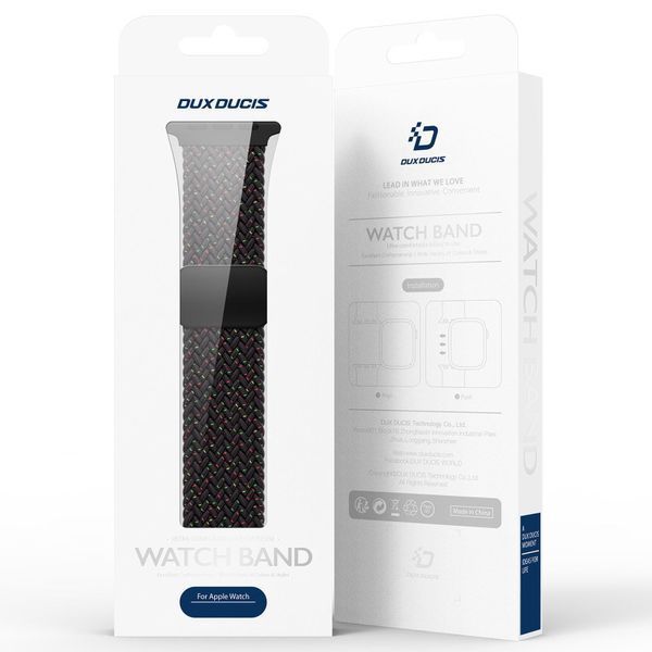 Ремешок Dux Ducis Nylon Woven для Apple Watch 38/40/41/42mm(ser.10) Black Unity 212-01784 фото