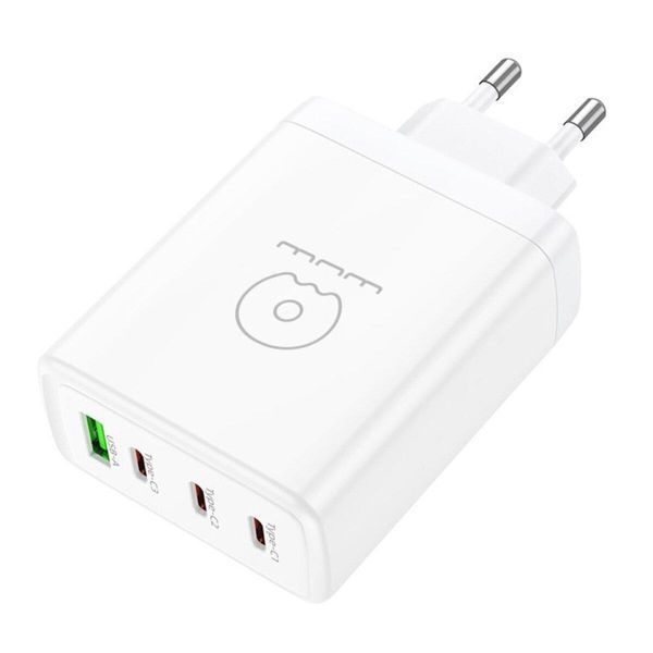 Зарядное устройство WUW-C158 1USB 3Type-C PD100W white 656-01134 фото