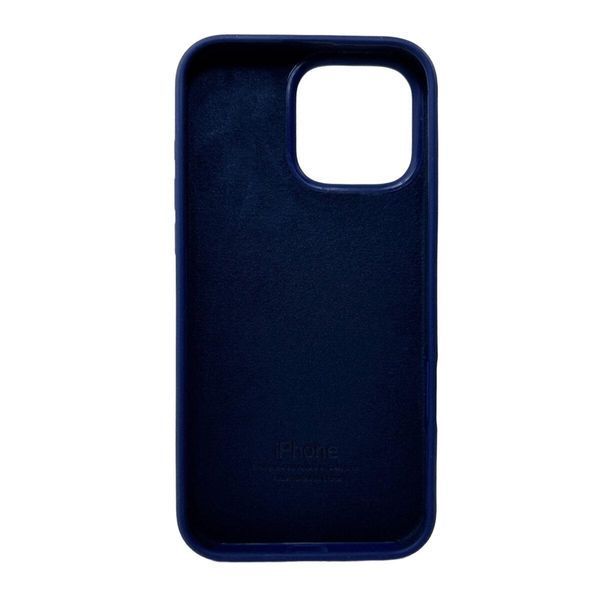 Силіконовий чохол для iPhone 16 Pro Max Navy Blue 666-01281 фото