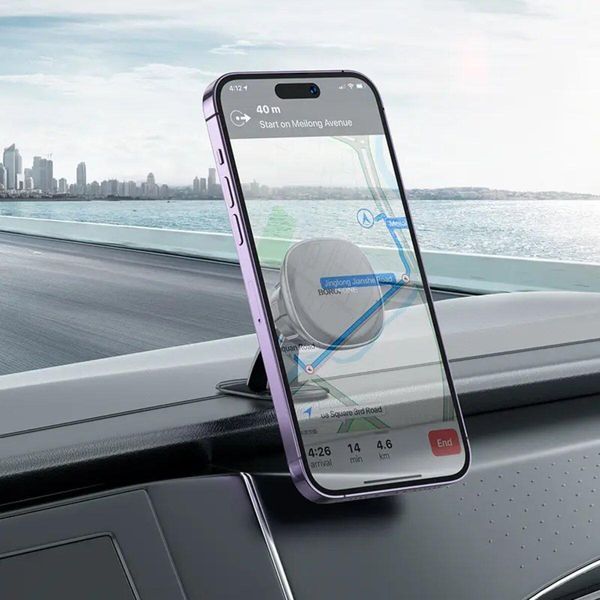 Тримач для мобільного BOROFONE BH103 Cloud magnetic car holder(center console) Black 656-00442 фото