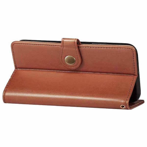 Кожаный чехол-книжка GETMAN Gallant (PU) для Xiaomi 12T / 12T Pro Brown 777-06452 фото