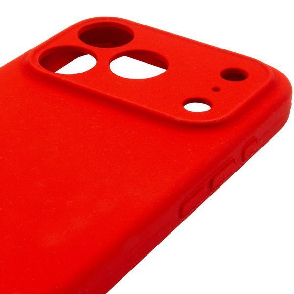 Силиконовый чехол Silk Full Camera Protective для Apple iPhone 17 Pro (6.3") Red 777-09933 фото