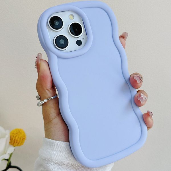 Чехол TPU Ripple для Apple iPhone 15 Pro (6.1") Lilac Blue 555-01040 фото