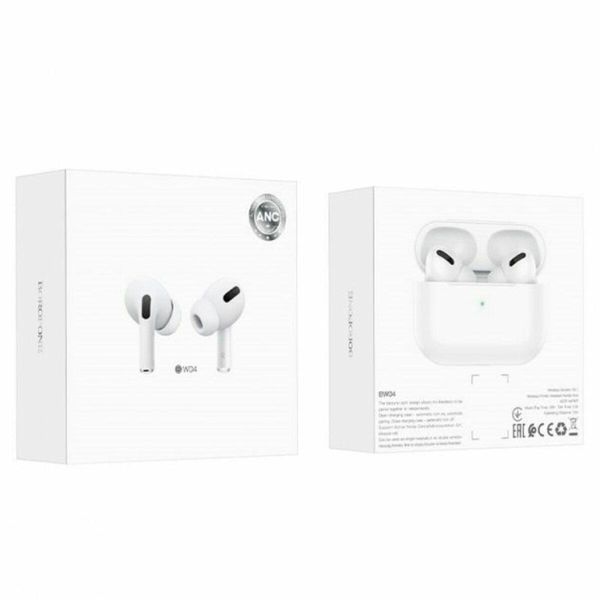 Беспроводные наушники BOROFONE BW04 Active noise cancelling true wireless BT headset White 656-01597 фото