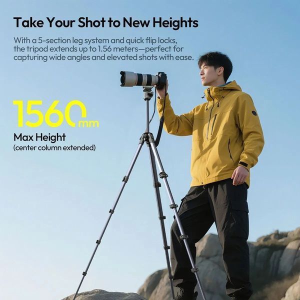 Штатив Ulanzi OMBRA II YING Tripod Black T156 фото