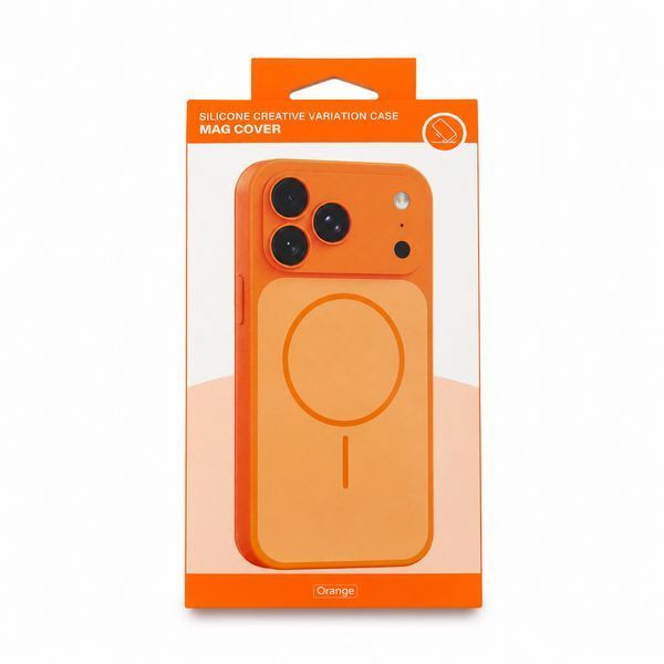 Чохол Silicone Creative Variation Case MAG COVER дизайн 17 Pro для Apple iPhone 17 Orange 666-05317 фото