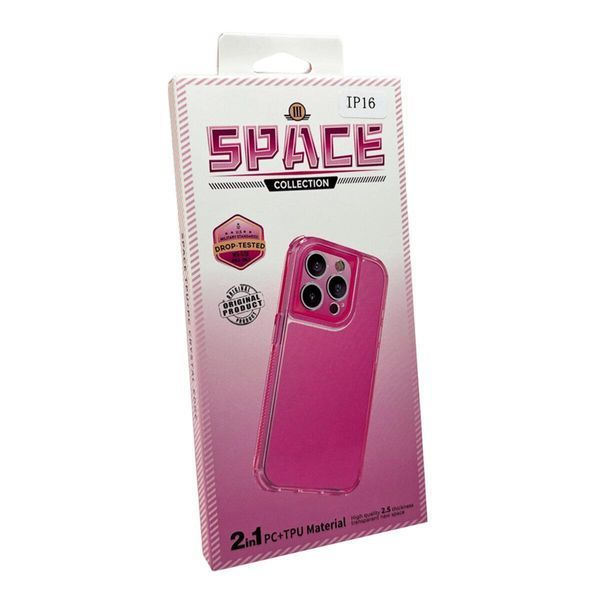 Протиударний чохол для смартфона Space III для iPhone 16 Rose Red 666-01992 фото