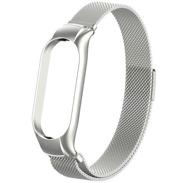 Ремешок Milanese Loop Design для Xiaomi Mi Band 9 (Global) Silver 212-01634 фото
