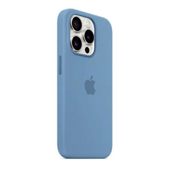 Чохол Silicone Full Case with MagSafe для iPhone 15 Pro Blue 656-01231 фото