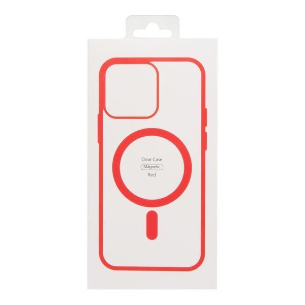 Чохол NEW TPU Color with Magsafe для iPhone 16 Pro Red 214-02559 фото