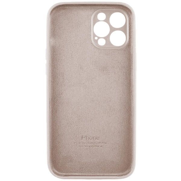 Силіконовий чохол з закритою камерою для iPhone 15 Pro Max Antique White 666-01123 фото