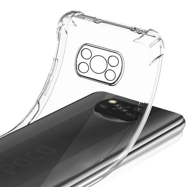 TPU чехол GETMAN Ease усиленные углы Full Camera для Xiaomi Poco X3 NFC / Poco X3 Pro 555-02511 фото