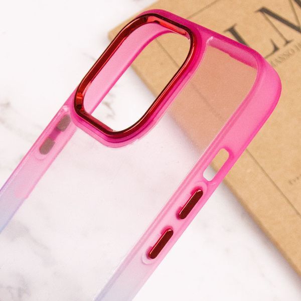 Чехол TPU+PC Fresh sip series для Apple iPhone 13 Pro Max (6.7") Синий / Розовый 777-06702 фото