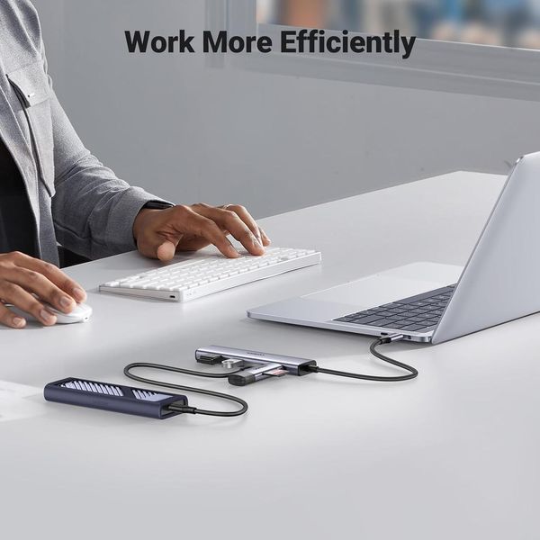 USB-хаб UGREEN 4-Port USB-C Hub UGR-15395 фото