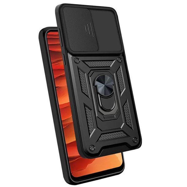 Ударопрочный чехол Camshield Serge Ring для Xiaomi Redmi 9A Black 777-04642 фото