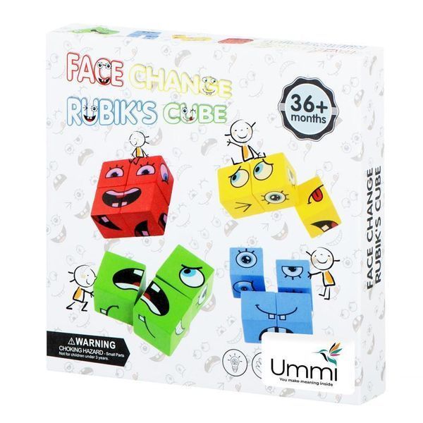 Настільна інтерактивна гра Ummi Face Change Rubik's Cube 656-03397 фото