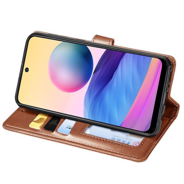 Кожаный чехол-книжка GETMAN Gallant (PU) для Samsung Galaxy A36 5G Brown 777-06202 фото