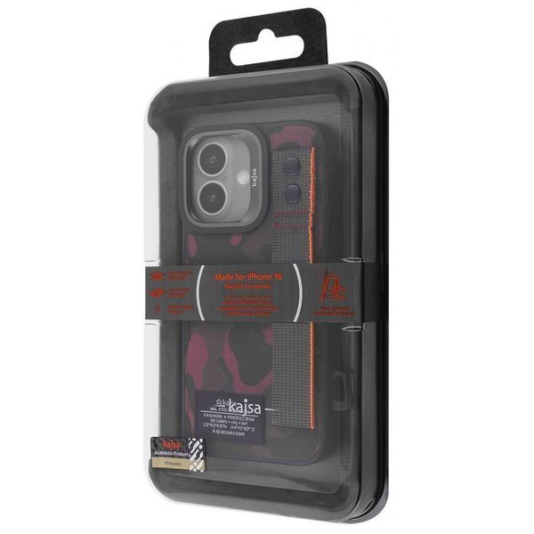 Чехол Kajsa Outdoor Collection with Magnetic Ring iPhone 16 Red 656-08171 фото