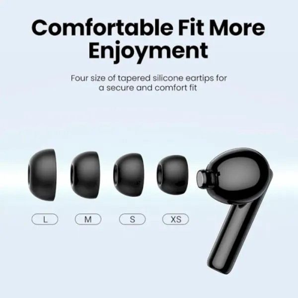 Бездротові навушники UGREEN WS106 HiTune T3 Active Noise-Cancelling Wireless Earbuds (Black)(UGR-90401) 656-01656 фото