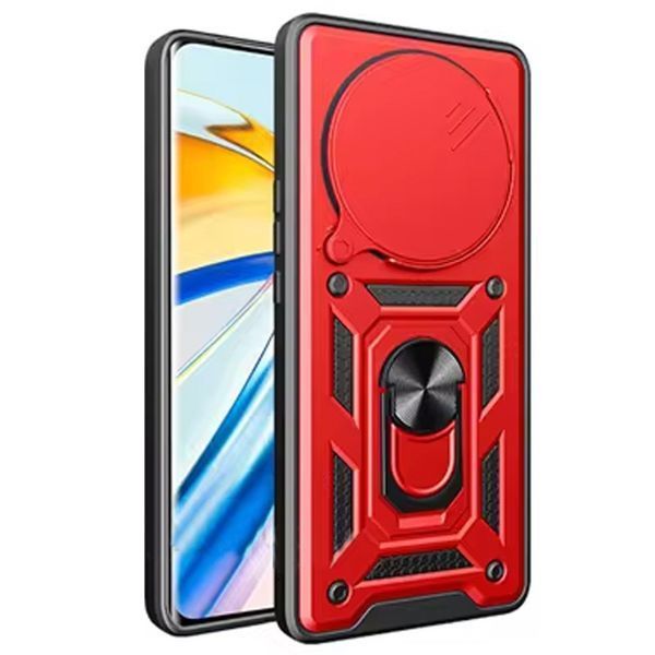 Ударостійкий чохол Camshield Serge Ring для Xiaomi Redmi A3 / A3x Red 777-04385 фото