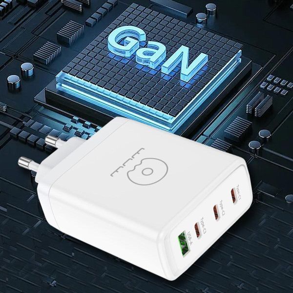 Зарядное устройство WUW-C158 1USB 3Type-C PD100W white 656-01134 фото