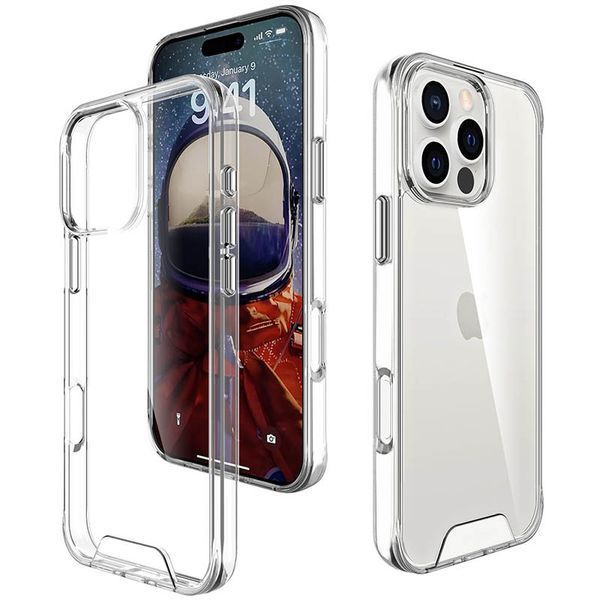 Чохол TPU Space Case transparent для Apple iPhone 16 Pro (6.3") Прозорий ILSO-00000072053-1 фото