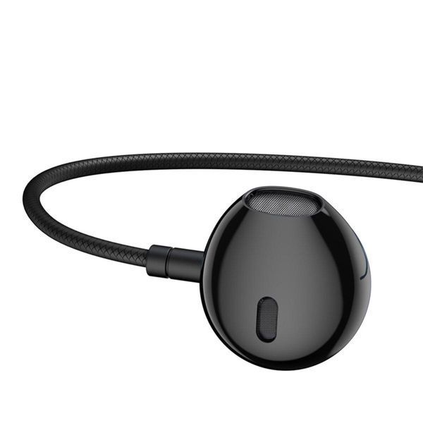 Навушники Baseus Encok 3.5mm Wired Earphone H19 Black 656-03919 фото