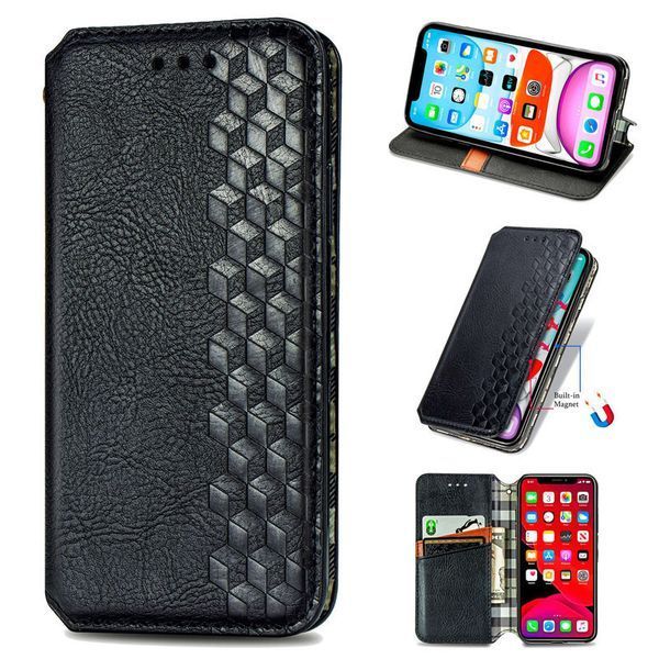 Шкіряний чохол-книжка GETMAN Cubic для Samsung Galaxy M33 5G Чорний 555-01871 фото