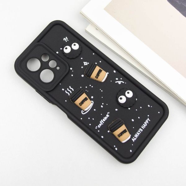 Чохол TPU Toys Case для Xiaomi Redmi Note 12 4G Black/Always Happy 777-03848 фото