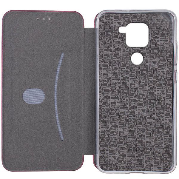 Кожаный чехол-книжка Classy для Xiaomi Redmi Note 9 / Redmi 10X Maroon 777-05995 фото