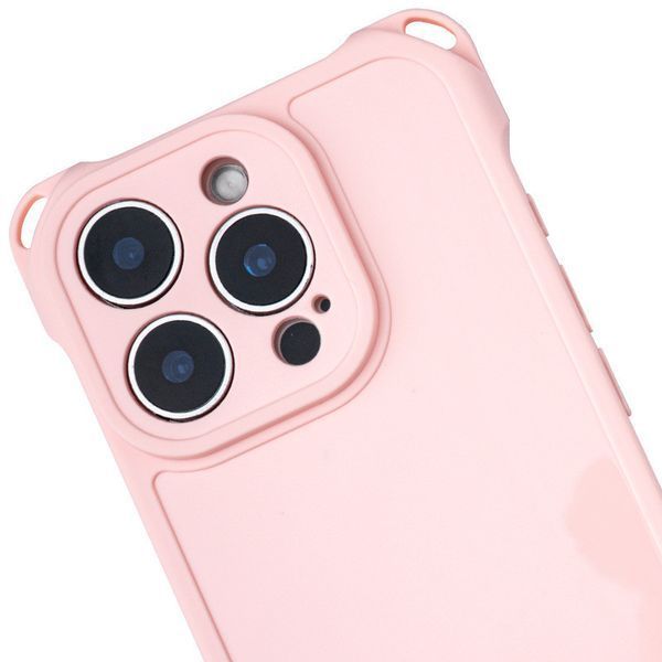 Чохол з шнурком TPU CrossBody with straps для iPhone 15 Pro (6.1") Pink 555-00455 фото