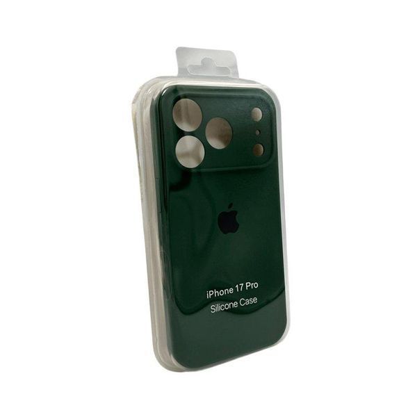 Силиконовый чехол с закрытой камерой для iPhone 17 Pro Atrovirens 666-04270 фото