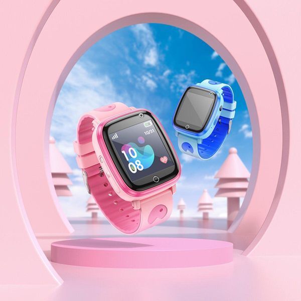 Детские смарт-часы Hoco Y100 children watch with call function Pink 656-02076 фото