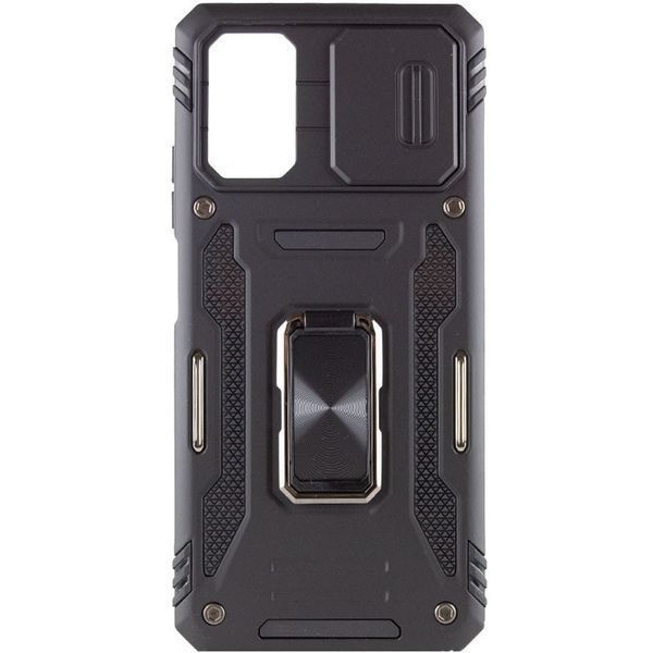 Ударопрочный чехол Camshield Army Ring для Xiaomi Poco X5 5G / Note 12 5G Black 777-05086 фото