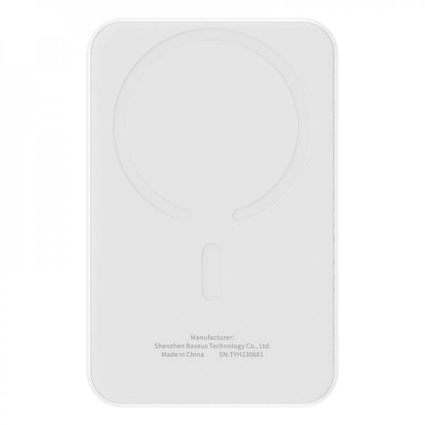Power Bank Baseus Magnetic Mini 20W 5000mAh White P10022107223-00 фото