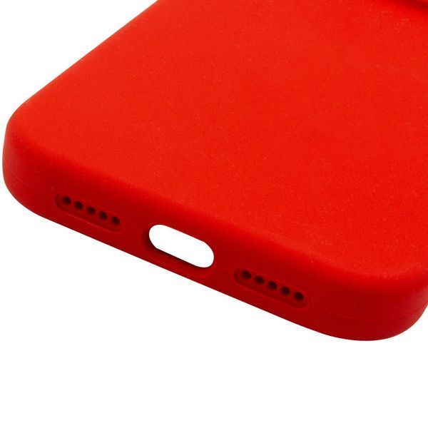 Силиконовый чехол Silk Full Camera Protective для Apple iPhone 17 Pro (6.3") Red 777-09933 фото