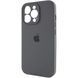 Силиконовый чехол с закрытой камерой для iPhone 14 Pro Dark Grey 666-00865 фото 3