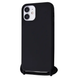Силіконовий чохол CORD для iPhone 11 із шнурком Чорний 208-01335 фото 1
