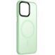 TPU+PC чохол Metal Buttons with MagSafe Colorful для Apple iPhone 13 (6.1") Matcha Green 555-03070 фото 1
