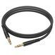 Аудіокабель HOCO UPA24 3.5mm male to 3.5mm male, nylon braid, 1m, Black 6931474789136 фото 5