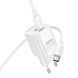 Сетевое зарядное устройство HOCO C149A Charm PD30W+QC3.0 charger set (C to C)(EU) White 6942007630351 фото 5