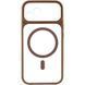 Чехол TPU+PC GETMAN Moon Clear with MagSafe для Apple iPhone 12 Pro Max (6.7") Brown 656-08447 фото 2