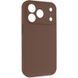 Силіконовий чохол Silk Full Camera Protective для Apple iPhone 17 Pro Max / 18 Pro Max (6.9") Brown 777-09533 фото