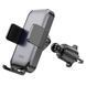 Тримач для мобільного HOCO H26 Rock push-type car holder(air outlet Black gray 656-00497 фото 3