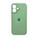 Силиконовый чехол с закрытой камерой для iPhone 16 Avokado Green 666-05466 фото